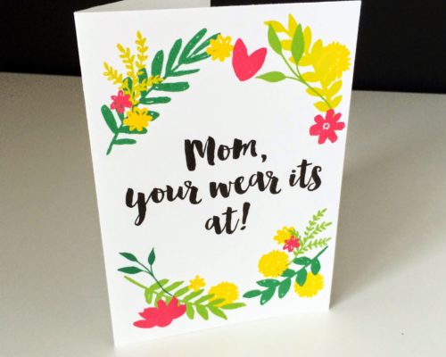 GRAMMER LOVER MOTHER’S DAY CARD- FREE PRINTABLE