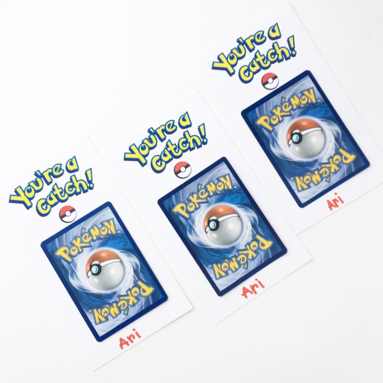 POKÉMON VALENTINES – FREE PRINTABLE