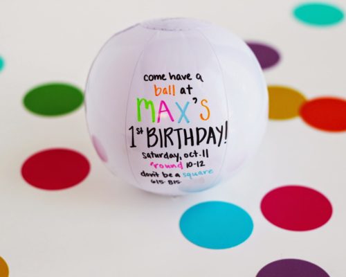 MAX’S 1ST BIRTHDAY – ROUND PARTY!