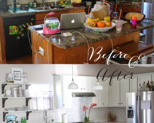 KITCHEN REDO : BEFORE & AFTER